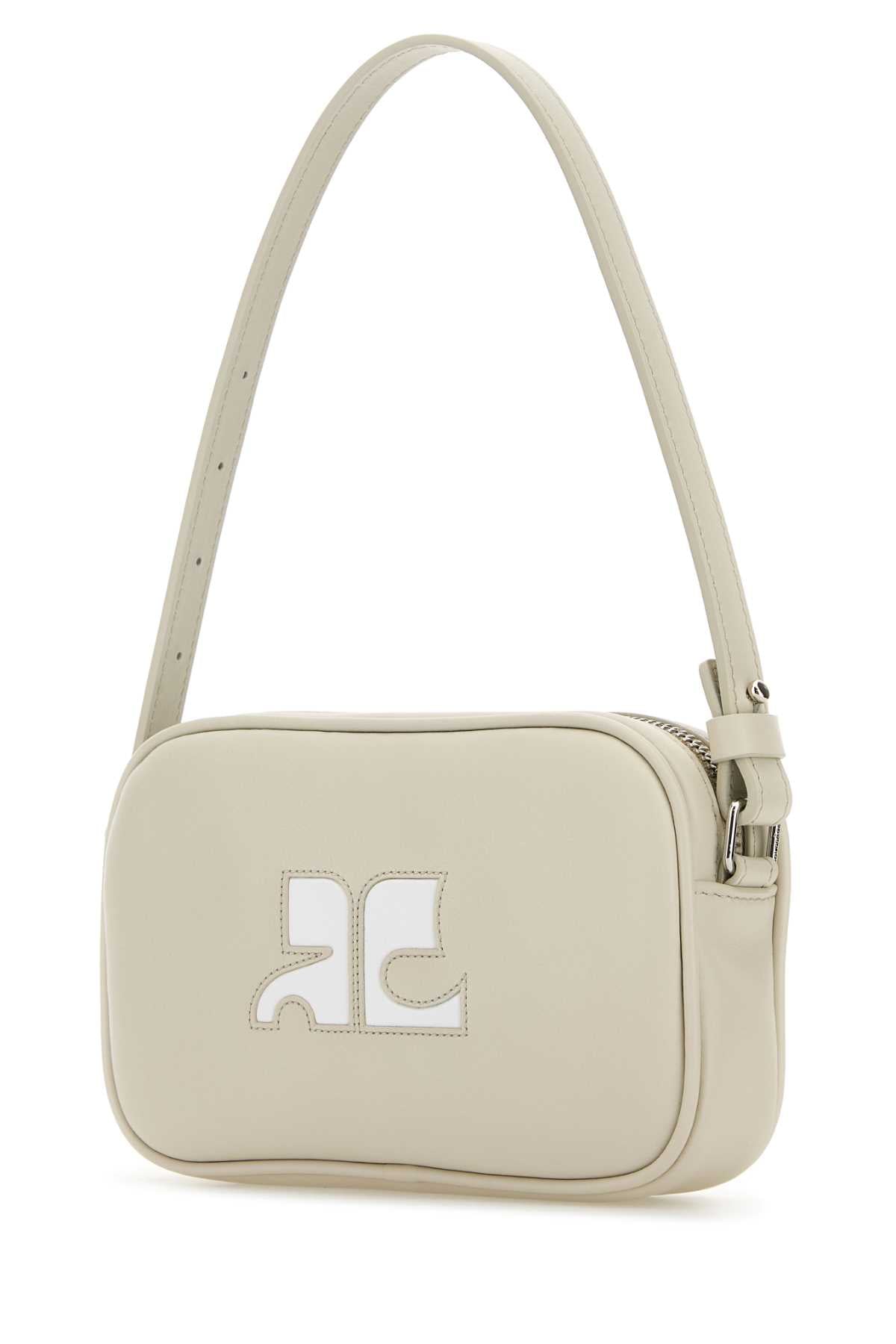 COURREGES Mini Leather Slim Shoulder Handbag