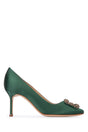 MANOLO BLAHNIK Elegant Satin Pumps for Women