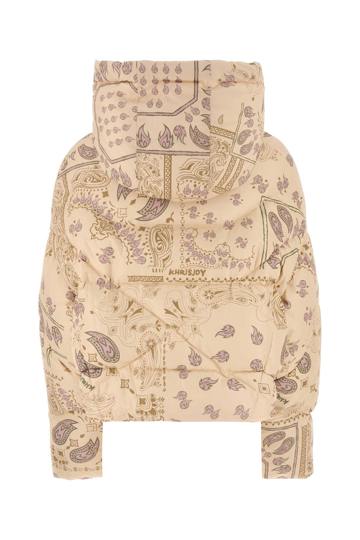 KHRISJOY Printed Polyester Down Jacket for Women