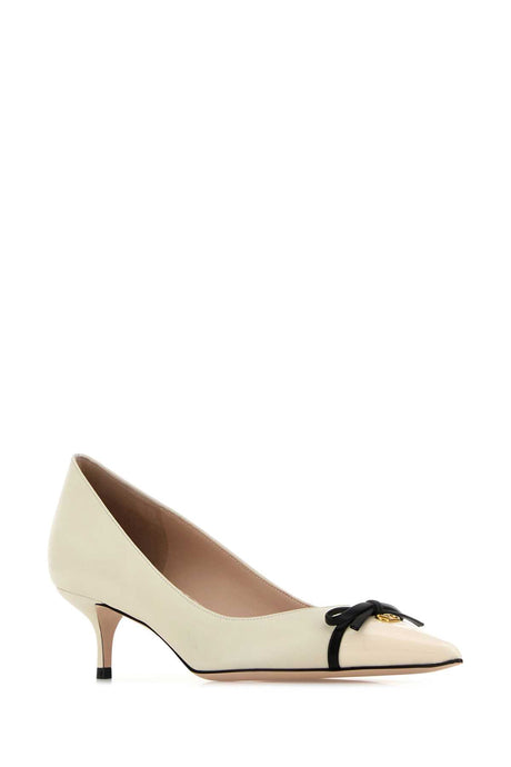 VALENTINO GARAVANI Elegant Leather VLogo Pumps with 4.5 cm Heel