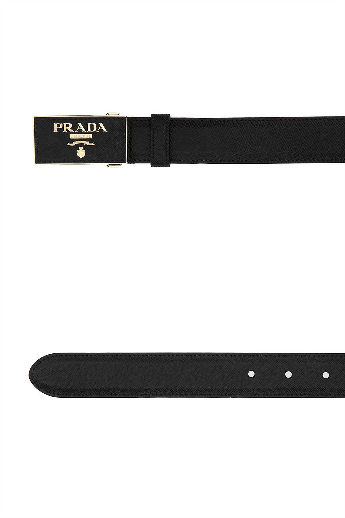 PRADA Elegant Leather Belt - 3 cm Width