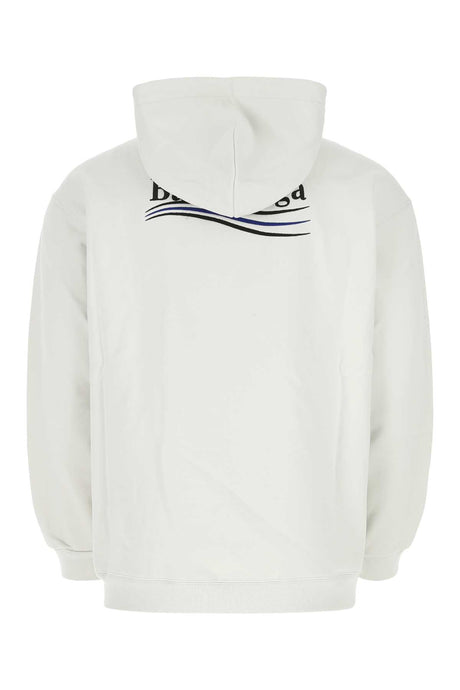 BALENCIAGA Chalk Cotton Sweatshirt for Men