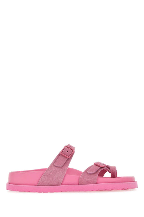 BIRKENSTOCK 1774 Mayari Avantgarde Pink Suede Slippers for Women