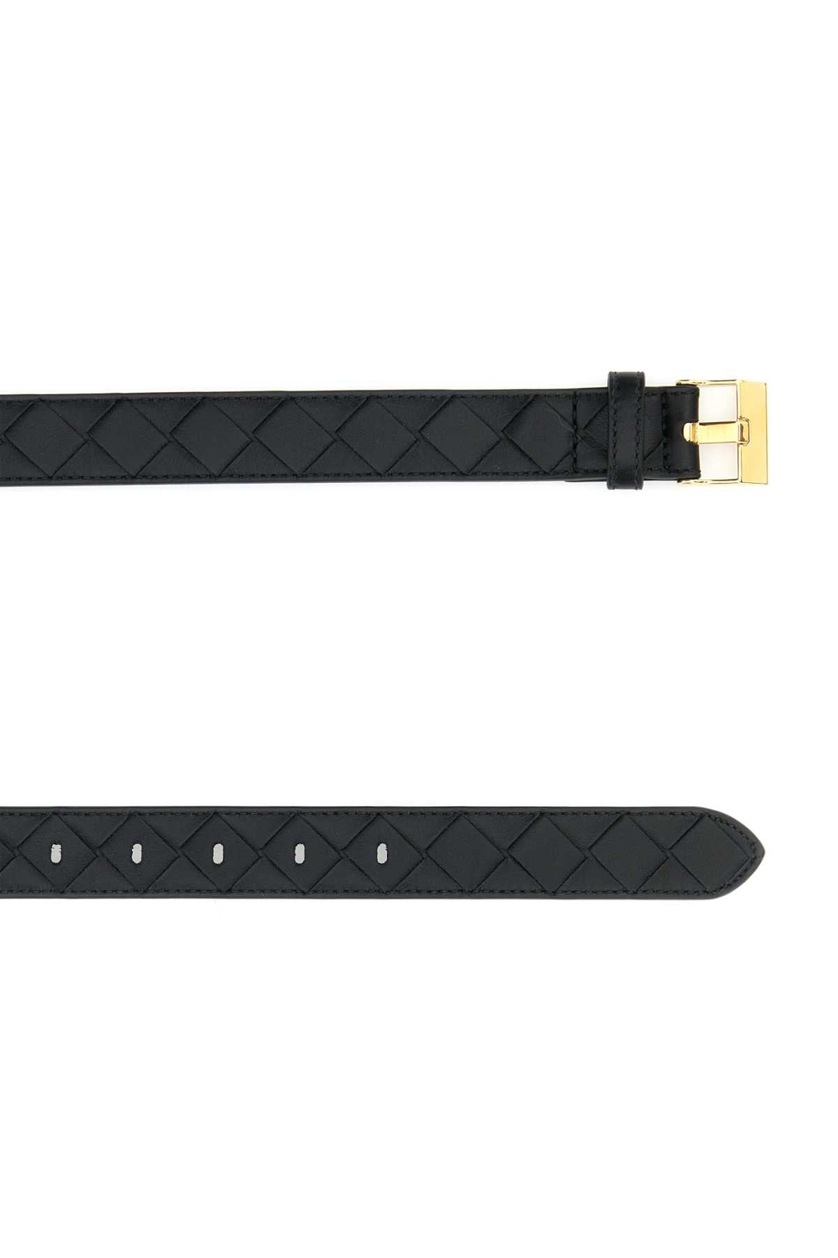 BOTTEGA VENETA Sleek Leather Watch Belt - 2.5 cm Height