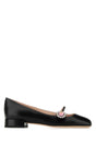 VALENTINO GARAVANI Elegant Leather Mary-Jane Ballerinas for Women