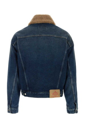 PRADA Classic Blue Denim Jacket for Men