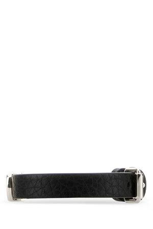 VALENTINO GARAVANI Mini VLogo Leather Bracelet for Men