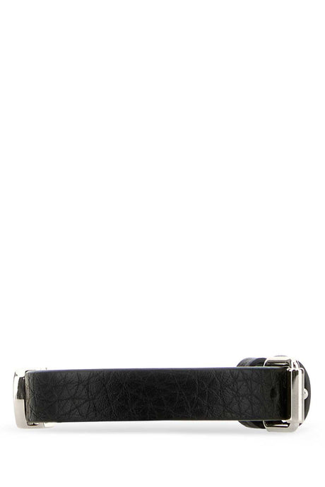 VALENTINO GARAVANI Mini VLogo Leather Bracelet for Men