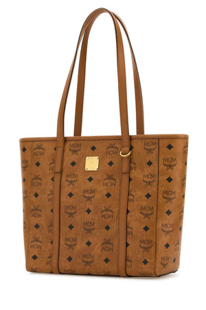 MCM Printed Canvas Medium Toni Shopping Handbag - 32 cm