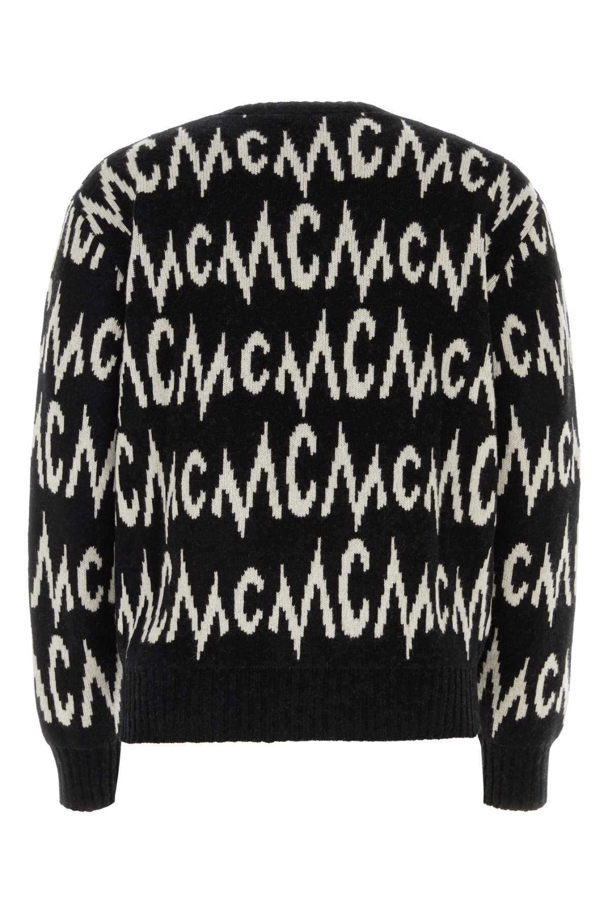 MCM Embroidered Cashmere Blend Sweater