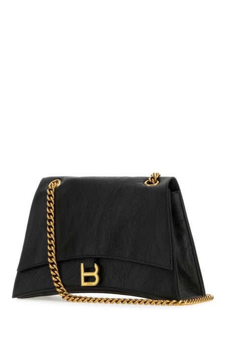 BALENCIAGA Mini Leather Crush M Shoulder Handbag