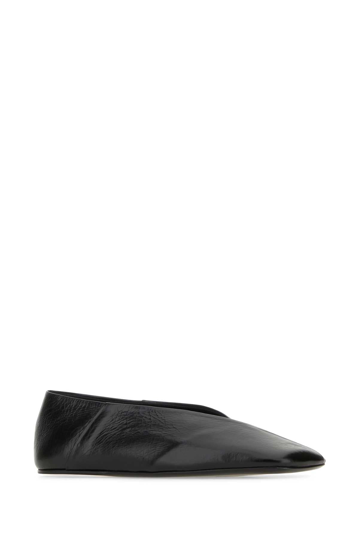 JIL SANDER Chic Leather Ballerinas for Women