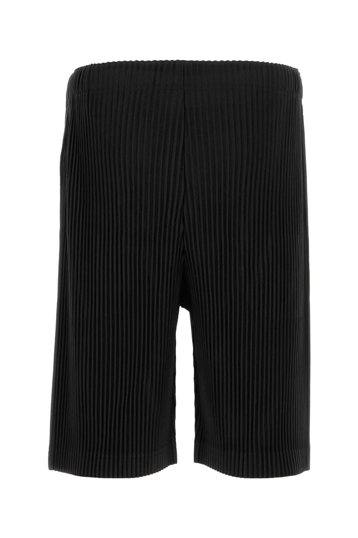 HOMME PLISSE' ISSEY MIYAKE Men's Classic Mini Bermuda Shorts