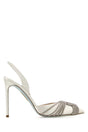 AQUAZZURA Embellished Satin Sling 105 Pumps