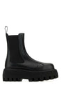 ALEXANDER MCQUEEN Leather Chelsea Sofa Ankle Boots - 7 cm Sole Height