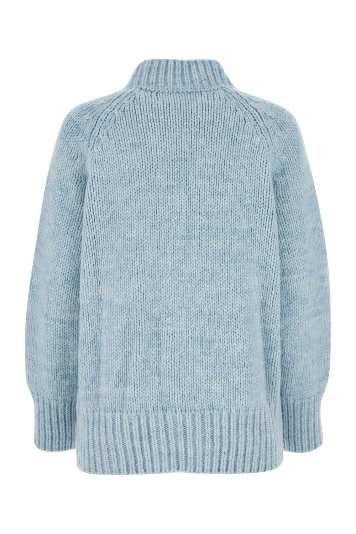 MAISON MARGIELA Pastel Green Alpaca Blend Sweater - Women’s Knitwear