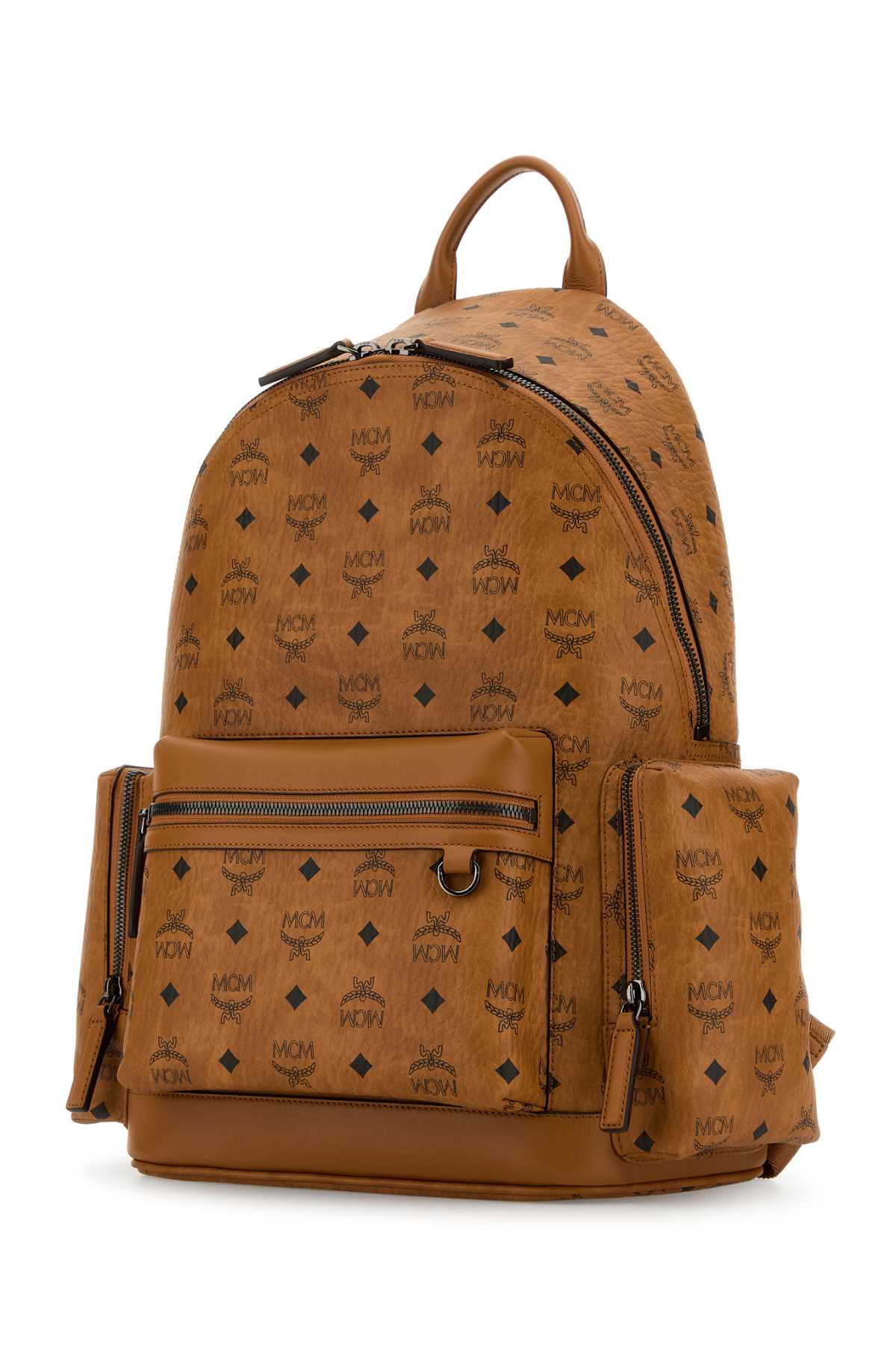 MCM Stylish Printed Canvas Backpack - 36 cm x 41 cm x 14 cm