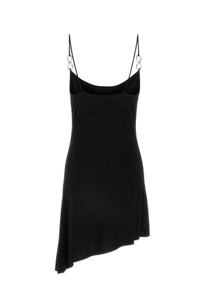 MACH&MACH Elegant Black Stretch Mini Dress for Women