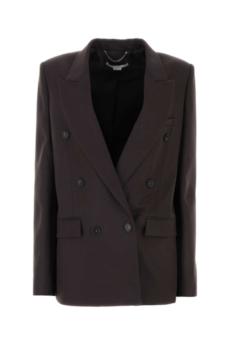 STELLA McCARTNEY Chic Chocolate Flannel Blazer for Women