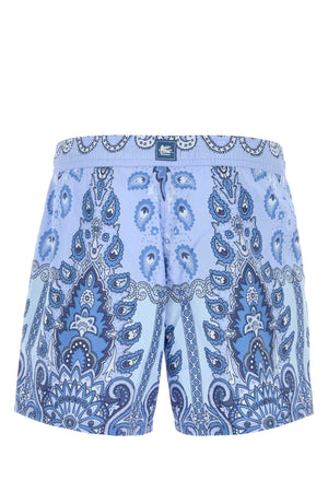 ETRO Printed Polyester Swimming Shorts