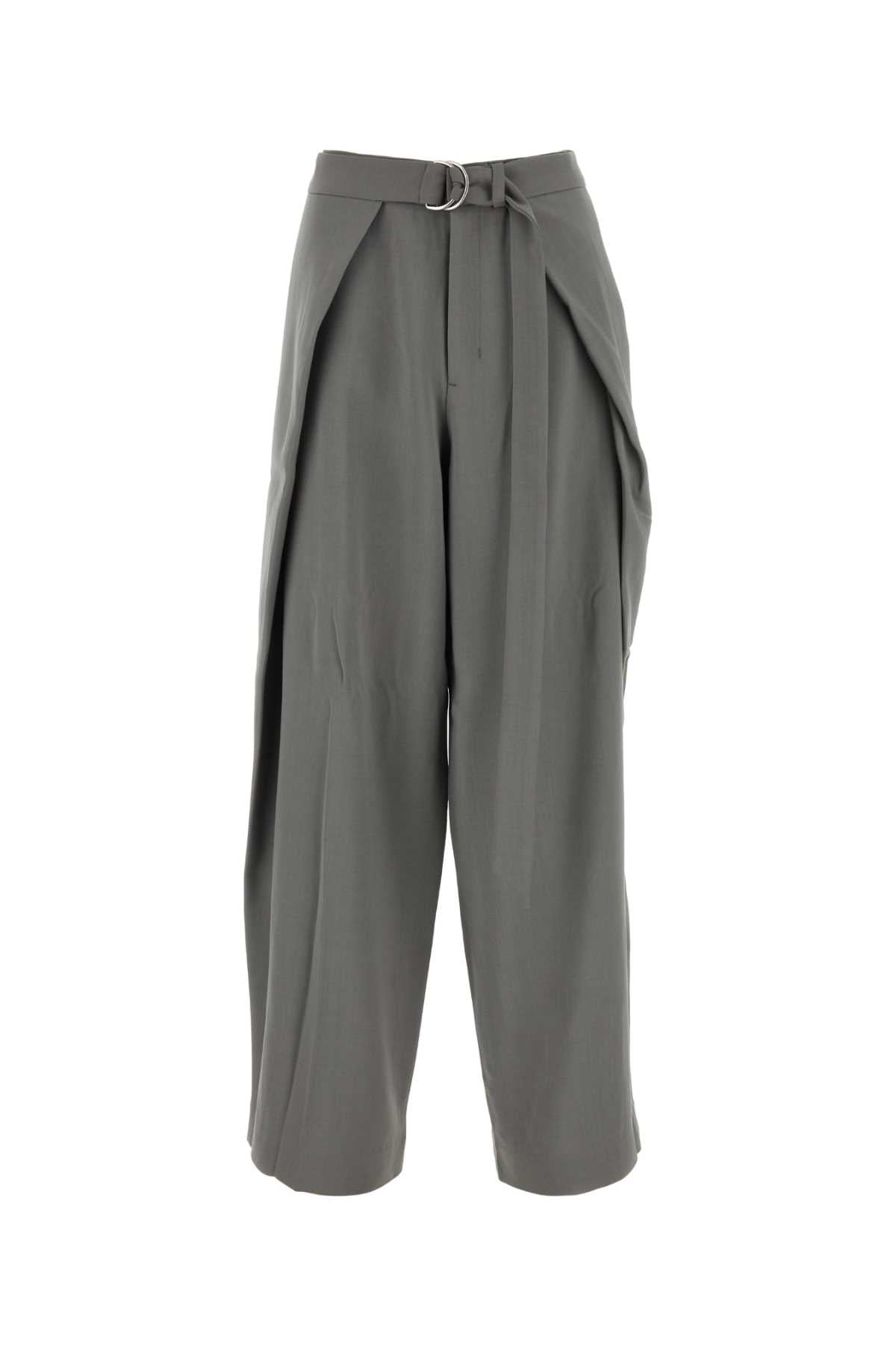 AMI Wide-Leg Viscose Blend Pants for Women