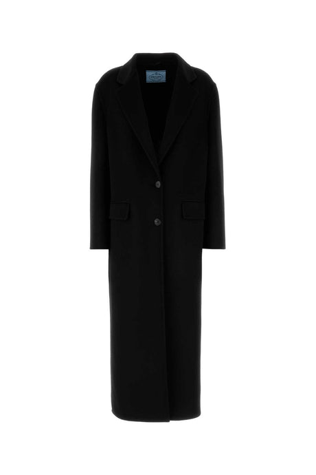 PRADA Elegant Black Wool Blend Jacket for Women