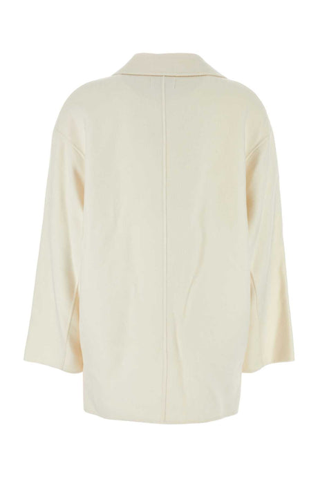 LOULOU Ivory Wool Blend Gary Jacket