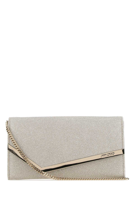 JIMMY CHOO Embellished Mini Fabric Clutch Bag