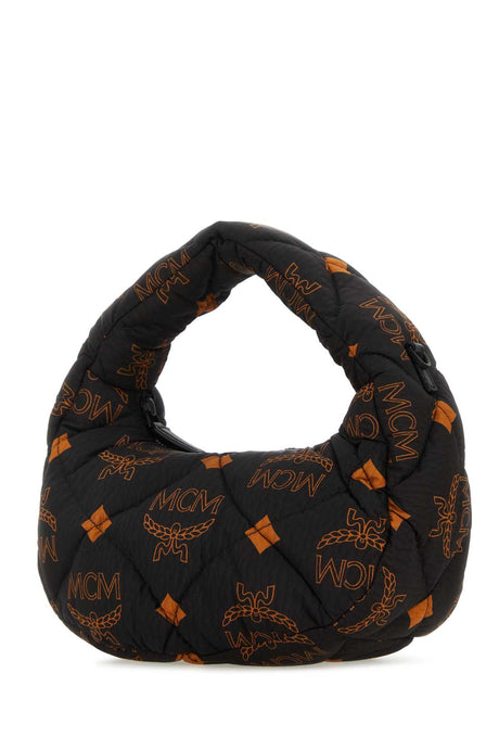 MCM Mini Printed Nylon Handbag