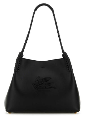 ETRO Mini Black Leather Shopping Handbag