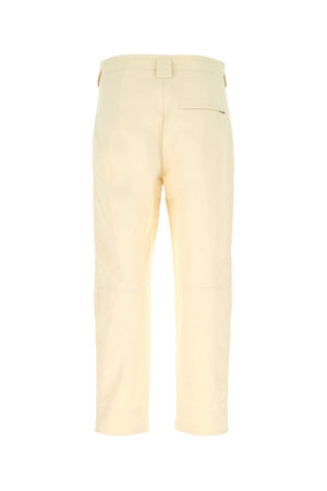 JIL SANDER Ivory Cotton Pants for Men