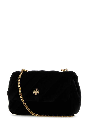 TORY BURCH Mini Black Velvet Kira Crossbody Handbag