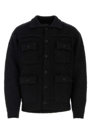 YOHJI YAMAMOTO Sophisticated Black Wool Blend Jacket for Men