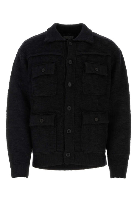 YOHJI YAMAMOTO Sophisticated Black Wool Blend Jacket for Men