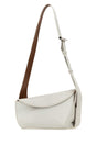 ALEXANDER MCQUEEN Mini White Leather Sling Crossbody Handbag