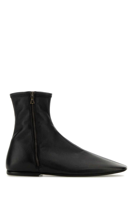 DRIES VAN NOTEN Chic Black Leather Ankle Boots for Men