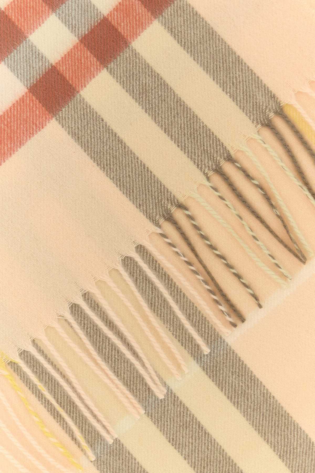 BURBERRY Giant Check Cashmere Scarf