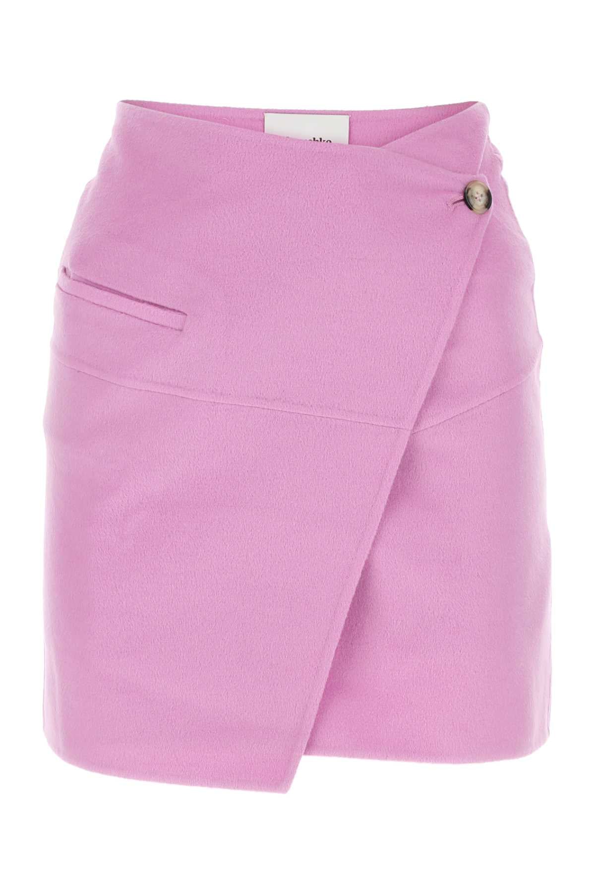 NANUSHKA Chic Wool Blend Mini Skirt