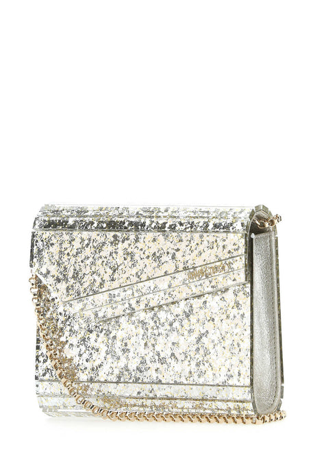 JIMMY CHOO Mini Embellished Acrylic Candy Clutch - 17cm x 13cm