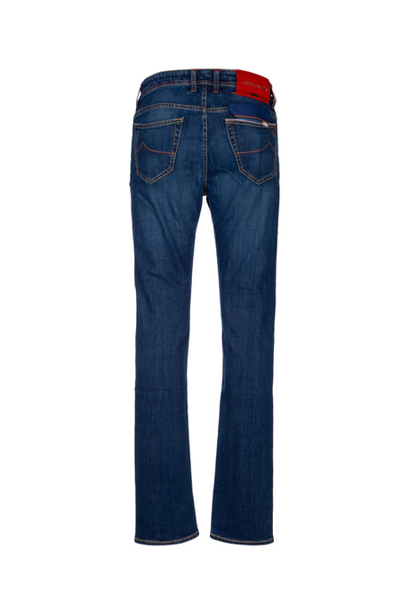 JACOB COHEN Classic Men's Dark Blue Jeans - 24W Fit