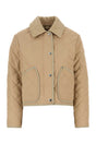 BURBERRY Elegant Women's Soft Fawn Lightweight Jacket