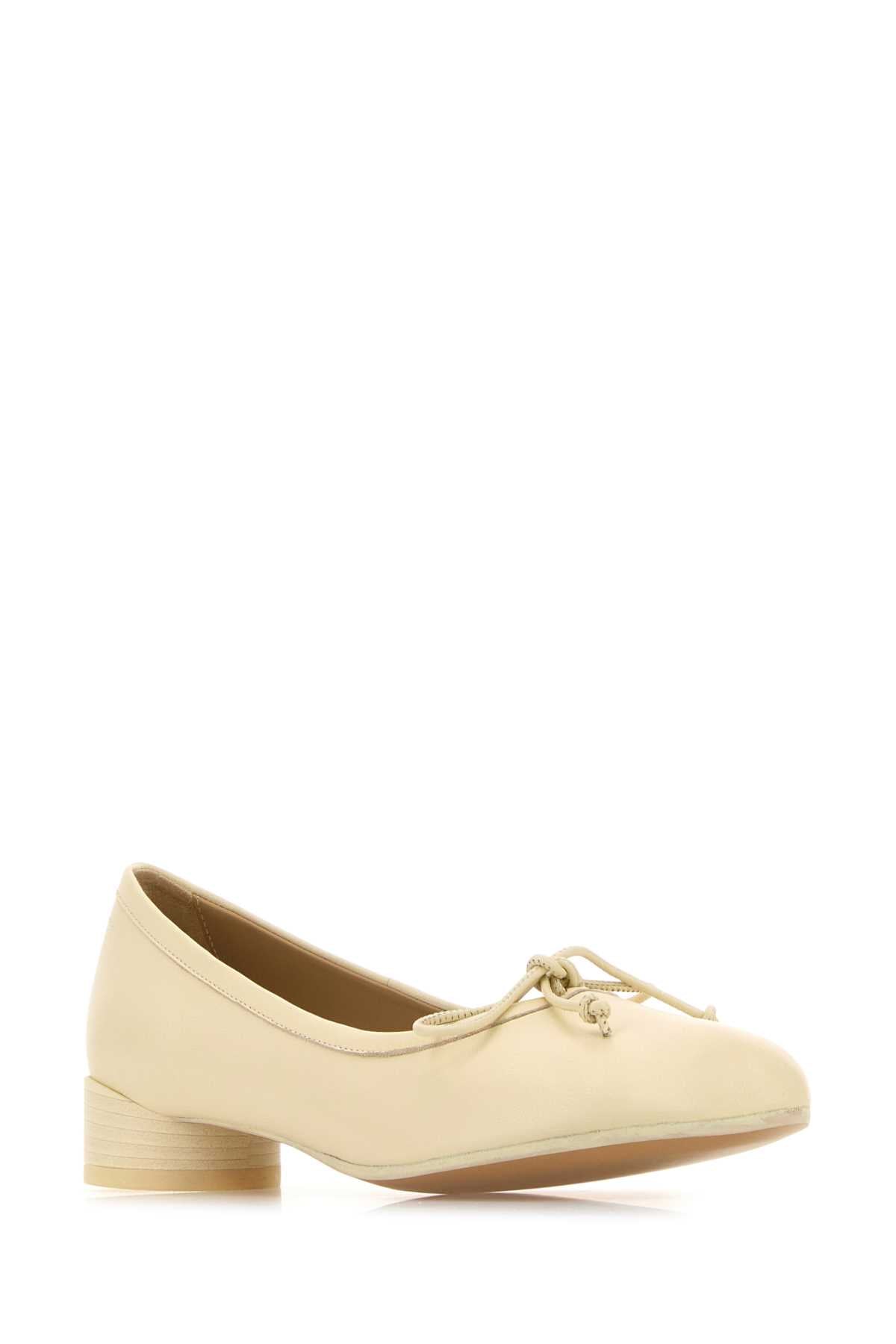 MM6 MAISON MARGIELA Elegant Leather Ballerinas for Women