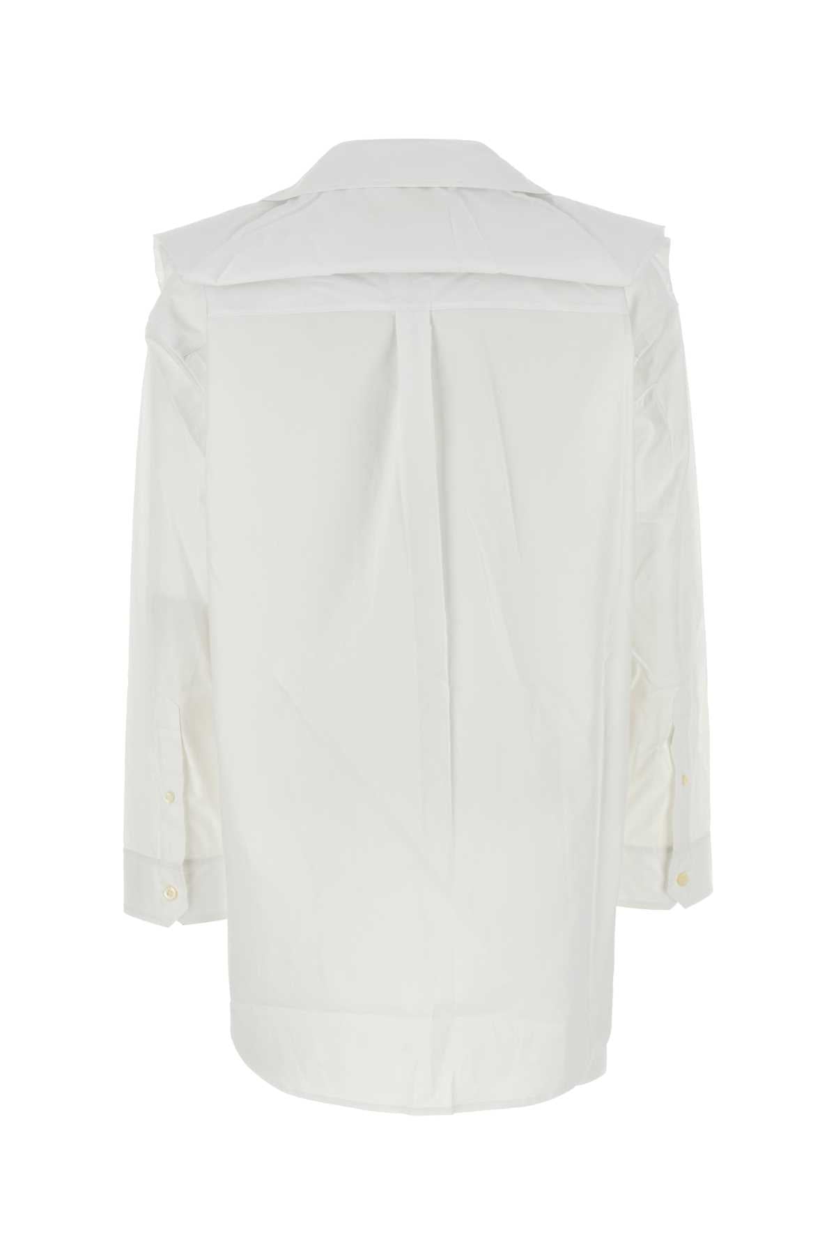 Y PROJECT Essential White Poplin Shirt for Women