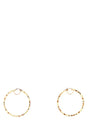 VERSACE Gold Metal Earrings - 6 cm x 6 cm