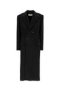 SAINT LAURENT Slate Wool and Cashmere Jacket for Women