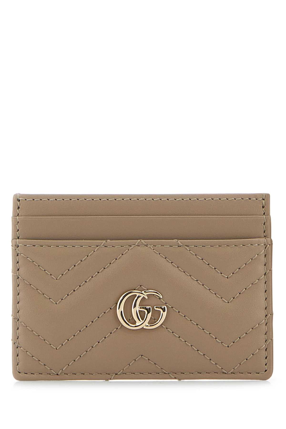 GUCCI Mini Leather GG Marmont Card Holder - Perfect Compact Accessory