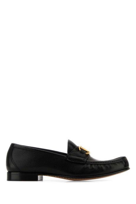 VALENTINO GARAVANI VLogo Leather Loafers - Women's Size