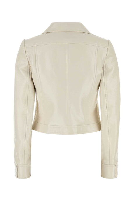 COURREGES Ivory Vinyl Blazer for Women