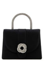 MACH&MACH Mini Black Satin Galaxy Handbag