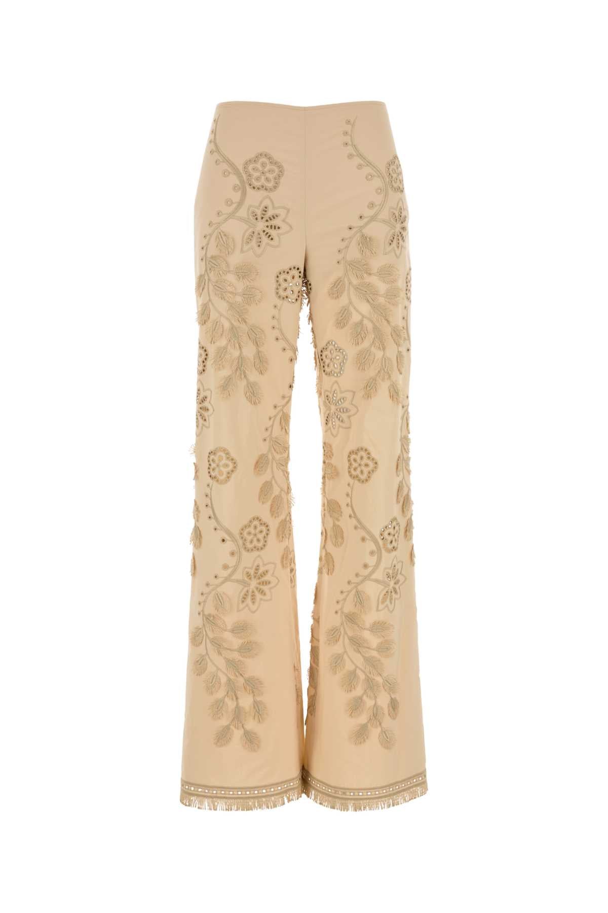 ALBERTA FERRETTI Chic Beige Pant for Women